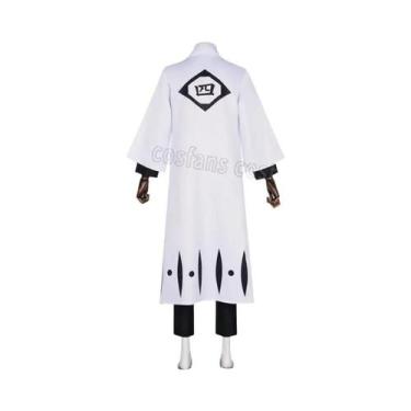 Imagem de Fantasia De Cosplay Masculina Bleach Aizen Sousuke Com Peruca, Kimono 