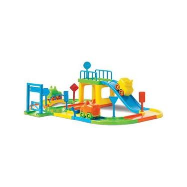 Imagem de Carrinho inf.pista baby animal new - DIVPLAST