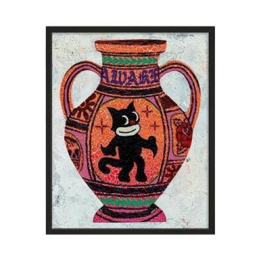 Imagem de Pôster De Impressão Em Tela Abstrata Retrô, Arte Clássica Para Decoraç