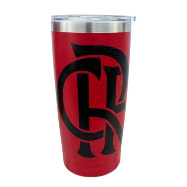 Imagem de Copo Térmico Inox com Tampa do Flamengo 550ml-Masculino