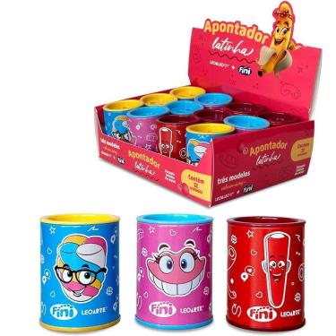 Imagem de Apontador Latinha Deposito 2 Furos Fini - - Leo&Leo