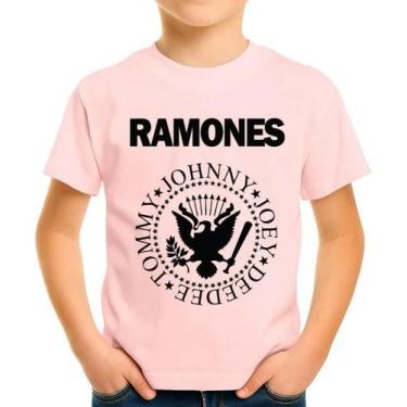 Imagem de Camiseta Camisa Infantil Juvenil Banda de Rock Ramoness MD6 - Casetal,