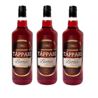 Imagem de Kit Aperitivo Tappari Bitter Dom Tápparo 1000ml 3 Unidades