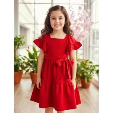 Imagem de Vestido Malha Com Laço Vermelho Momi-Feminino