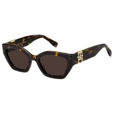 Imagem de Óculos de Sol Tommy Hilfiger TH 1979/S 086 - 54 Marrom-Feminino