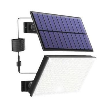Imagem de Lâmpada Solar Com Sensor De Movimento Para Exterior 400LED À Prova d'Á