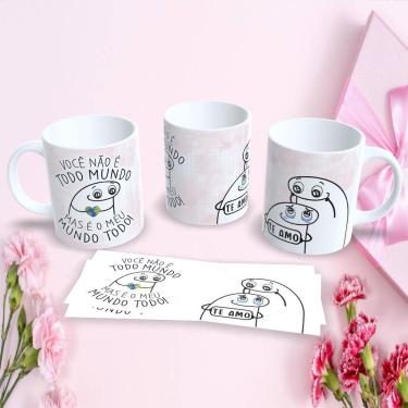 Imagem de Caneca Dia das Mães Flork Estampa 39 Presente Criativo em Porcelana 325ML Branca para Cozinha Outras Marcas