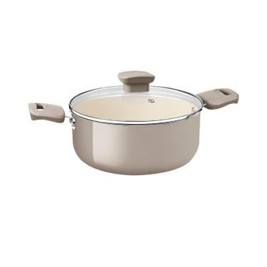 Imagem de Caçarola Tramontina Veronese Alumínio e Cerâmica Bege 22cm 3,6 L