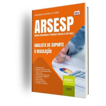 Imagem de Apostila ARSESP - Analista de Suporte à Regulação - Apostilas Opção