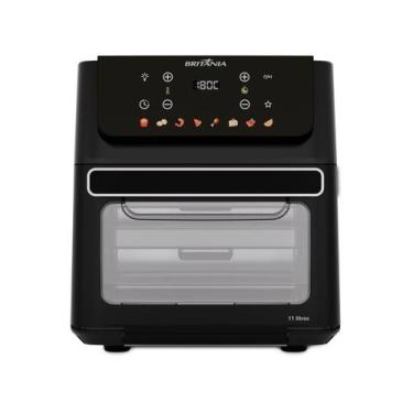 Imagem de Fritadeira Air Fryer 11L BAF11A Britânia Preta 127V, Preto Fosco, 110V
