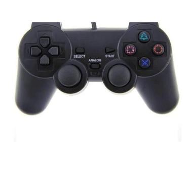 Imagem de Controle compativel play 2 Joystick para  Ps2 Com Fio M.A  -kbc
