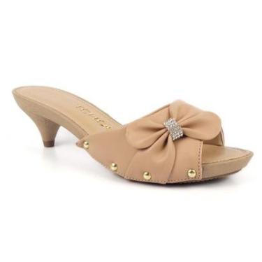 Imagem de Tamanco Tchocco Salto Baixo Laço e Strass-Feminino