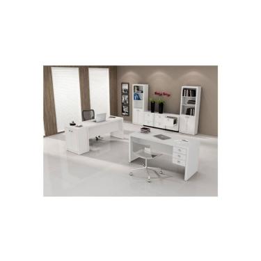 Imagem de Mesa para Escritório com 3 Gav. ME 4113 Tecno Mobili
