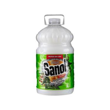 Imagem de Desinfetante eucalipto 5l sanol (2023), Eucalipto, 5L