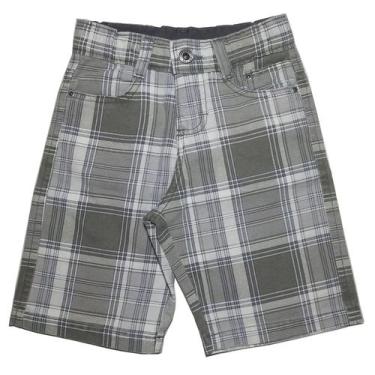 Imagem de Bermuda Xadrez Masculina Infantil Tam. 04 ao 08 - BORE Jeans, 08