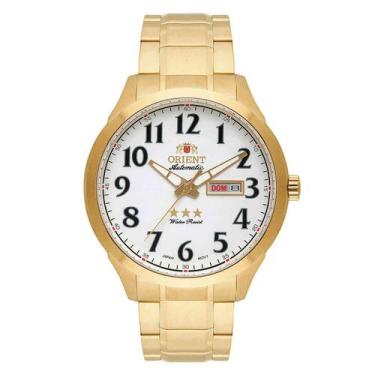 Imagem de Relógio de Pulso Original Orient Dourado Aço Automático Masculino 469G