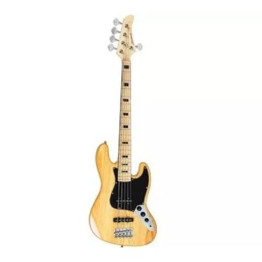 Imagem de Contra Baixo Strinberg Jbs55 Na Natural 5 Cordas Passivo