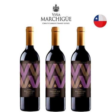 Imagem de Kit Vinhos Chileno Errazuriz Ovalle Collection Carmenere