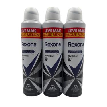 Imagem de Kit 3 Desodorantes Rexona Aerosol 250ml 