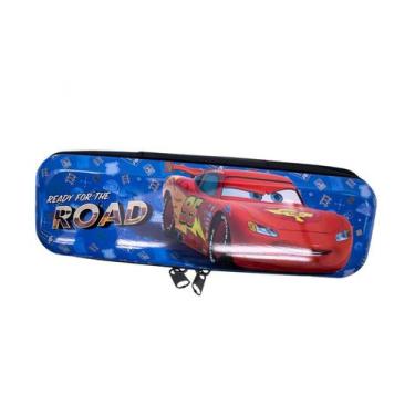 Imagem de Estojo metal azul carros relâmpago mcqueen dyfw2-cr2 - Taimes