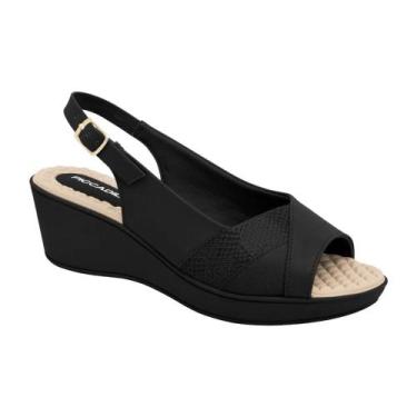 Imagem de Sandália Piccadilly Joanete Esporão Conforto 540327 Preto, Negro, 37