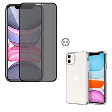 Imagem de Capa Capinha Clear Case + Película Privacidade 3D para iPhone 11 - LXL