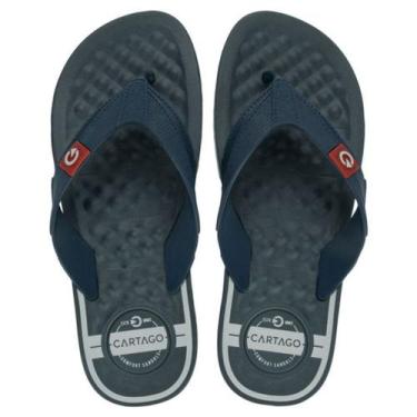 Imagem de Chinelo Masculino Cartago Arizona Conforto Leve Macio 12212, 39, Cinza