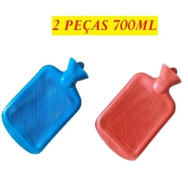 Imagem de Bolsa De Água Térmica 1.5L Ou 700ML Emborrachado Quente Ou Fria Colori