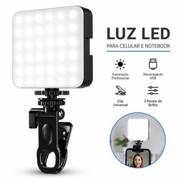 Imagem de Luz LED Selfie para Celular Vídeos TikTok Reels YouTube Iluminação Pro