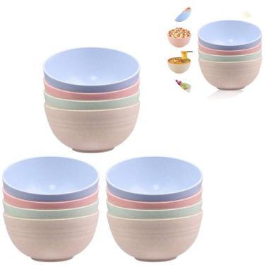 Imagem de 12 Tigelas Bowl de Bambu Ecológico Sobremesa Sorvetes 350ml - Kehome