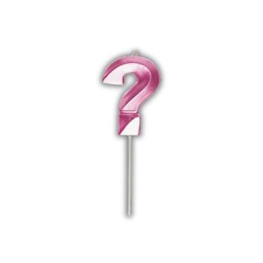 Imagem de Vela de Aniversário Slim Metallic Pink - Festcolor, ?