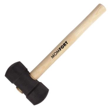 Imagem de Martelo de Borracha Preto com 50mm - 805001 - MOMFORT