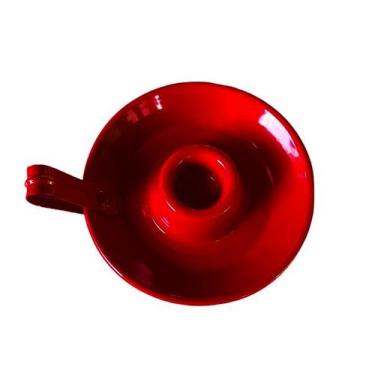 Imagem de Castiçal porta Velas Vermelho escuro Vibrante de Aluminio - Flash