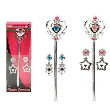 Imagem de Diamond Star Varinha Encantada com Brincos - Cores Sortidas- BBR