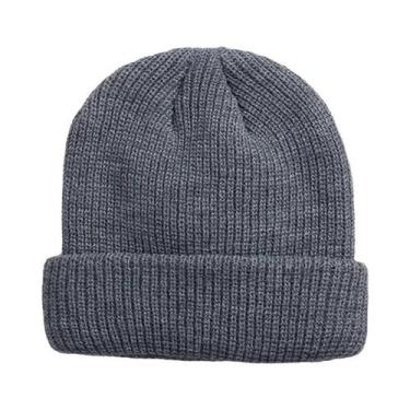 Imagem de Gorro Unissex De Malha Canelada Estilo Pescador Marinheiro Curto Para 