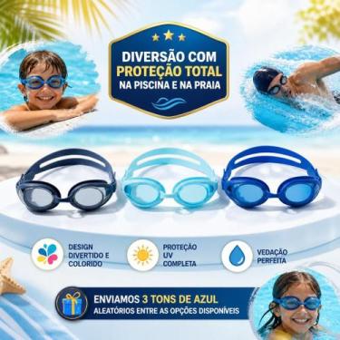 Imagem de Oculos de Natação e Mergulho com Vedação Confortável Lentes Transparen