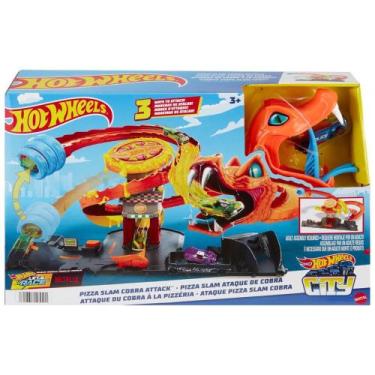 Imagem de Pista Hot Wheels City Ataque de Cobra vs Pizzaria Mattel