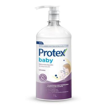 Imagem de Sabonete Líquido para Bebês Protex Baby Lavanda 1L Garrafa