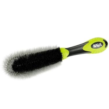 Imagem de Escova Dupla para Furos de Rodas Automotivo 29CM com Cerdas em PP e Cabo em PP+TPR Kala