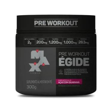 Imagem de Pre treino Egide Sabores Pote 300g Max Titanium, Açaí com Guaraná, Uni