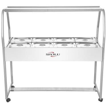 Imagem de Buffet Térmico 8 Cubas SPL508 Spolu 220V