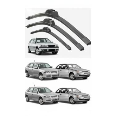 Imagem de Kit 3 Palhetas Limpador Parabrisa Gancho - Congratulations Store