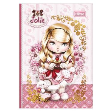 Imagem de Caderneta (Pequena) Costurada Jolie 80 Folhas 10,5cm x 14,8cm - Tilibr