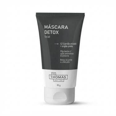 Imagem de Máscara Facial Detox  Mr Thomas  Labotrat  90g  Carvão Ativado Argila 