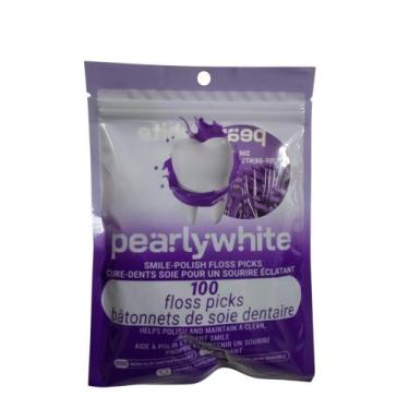 Imagem de Fio Dental De Haste Pearlywhite 100un  Higiene Prática Diária