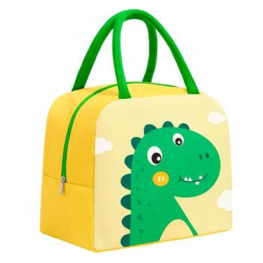 Imagem de Bolsa Térmica Infantil para Lanches e Sucos com Revestimento Laminado 