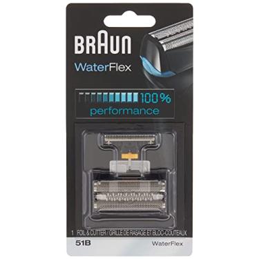 Imagem de Braun Série 5 51B Cabeça de substituição de lâmina e cortador, compatível com barbeador Waterflex