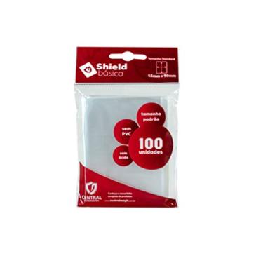 Imagem de FOXCUP Pokémon Magic Photocard Sleeve Central Shield Básico - Transparente, Plástico, 63,5 x 88 mm, 100 unidades