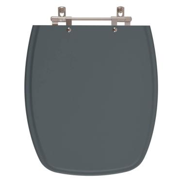 Imagem de Assento para Vaso Sanitário Fiori Primula Plus Cinza Escuro