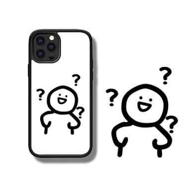 Imagem de Capa de telefone de silicone bonito dos desenhos animados de personalidade criativa para iPhone 13 11 12 Pro Max 7 8 Plus X XS XR SE 2020 Capa protetora antiderrapante com tudo incluído, A, para iPhone 13